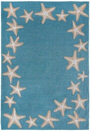 Trans Ocean Capri Starfish Border Aqua 171004